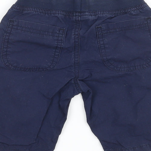JAKO-O Boys Blue  Ramie Cargo Trousers Size 12-18 Months