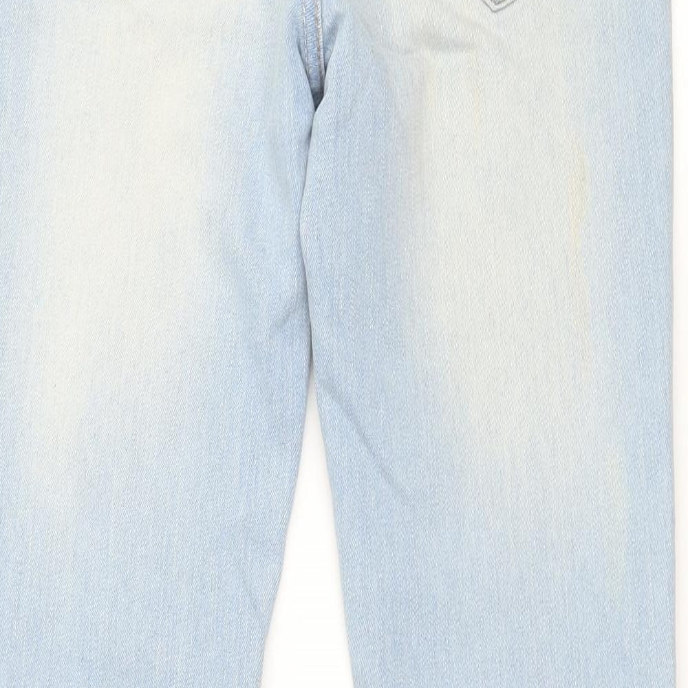 MiM Womens Blue  Denim Bootcut Jeans Size 10 L32 in