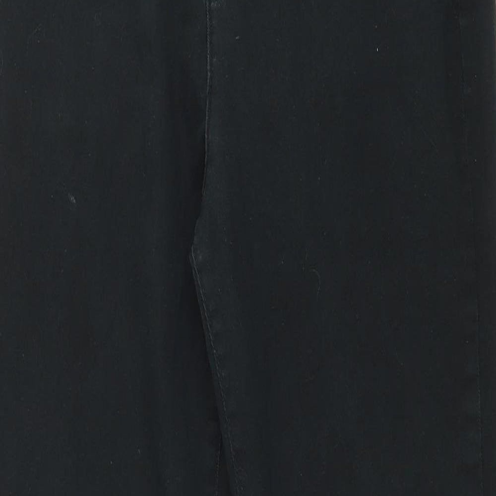 Preworn Womens Black  Denim Skinny Jeans Size 26 in L27 in