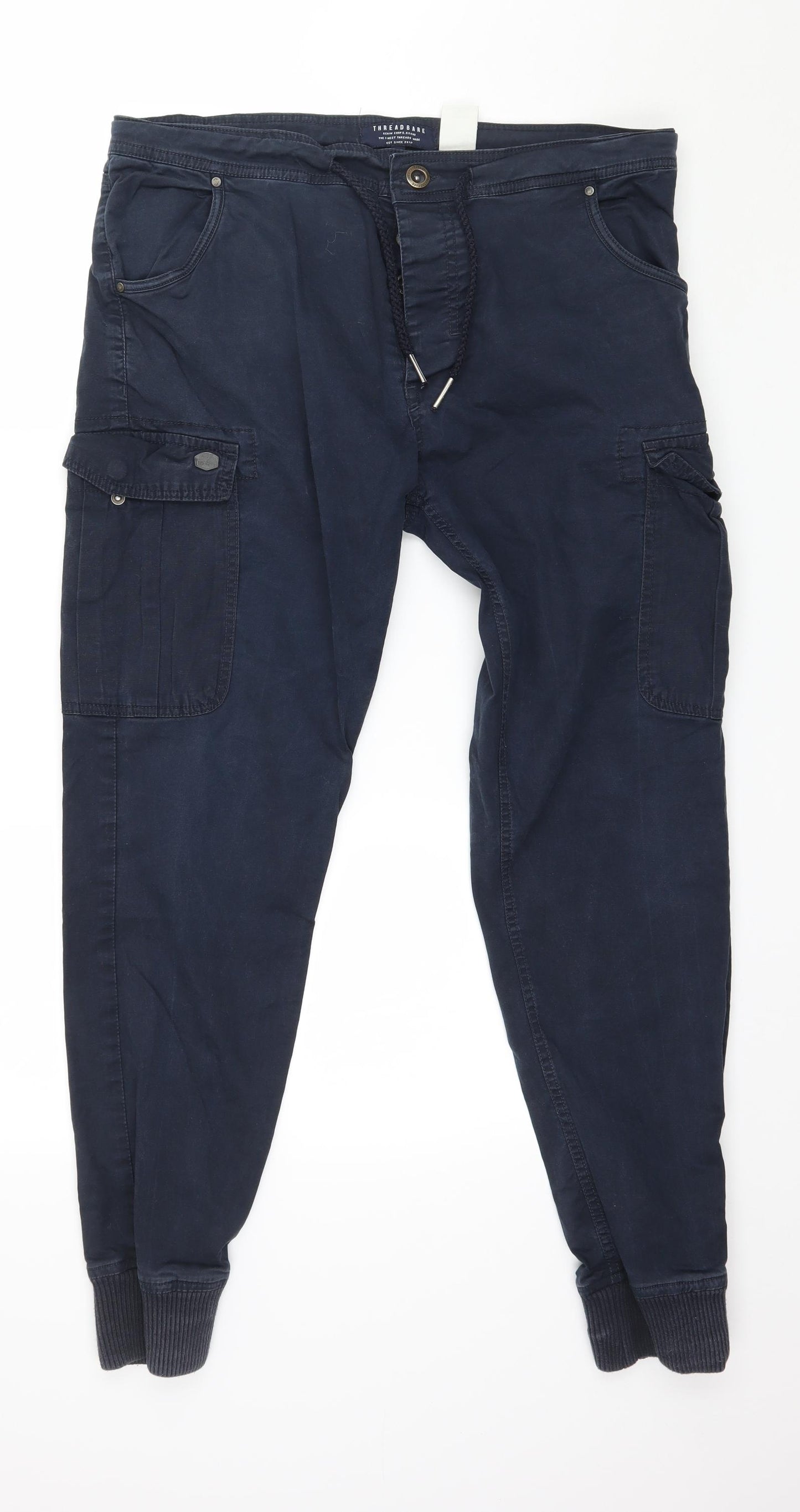 Threadbare Womens Blue   Trousers  Size 34 in L29 in