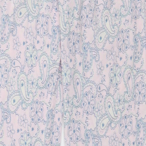 Dorothy Perkins Womens Pink Geometric Jersey Capri Pyjama Pants Size S