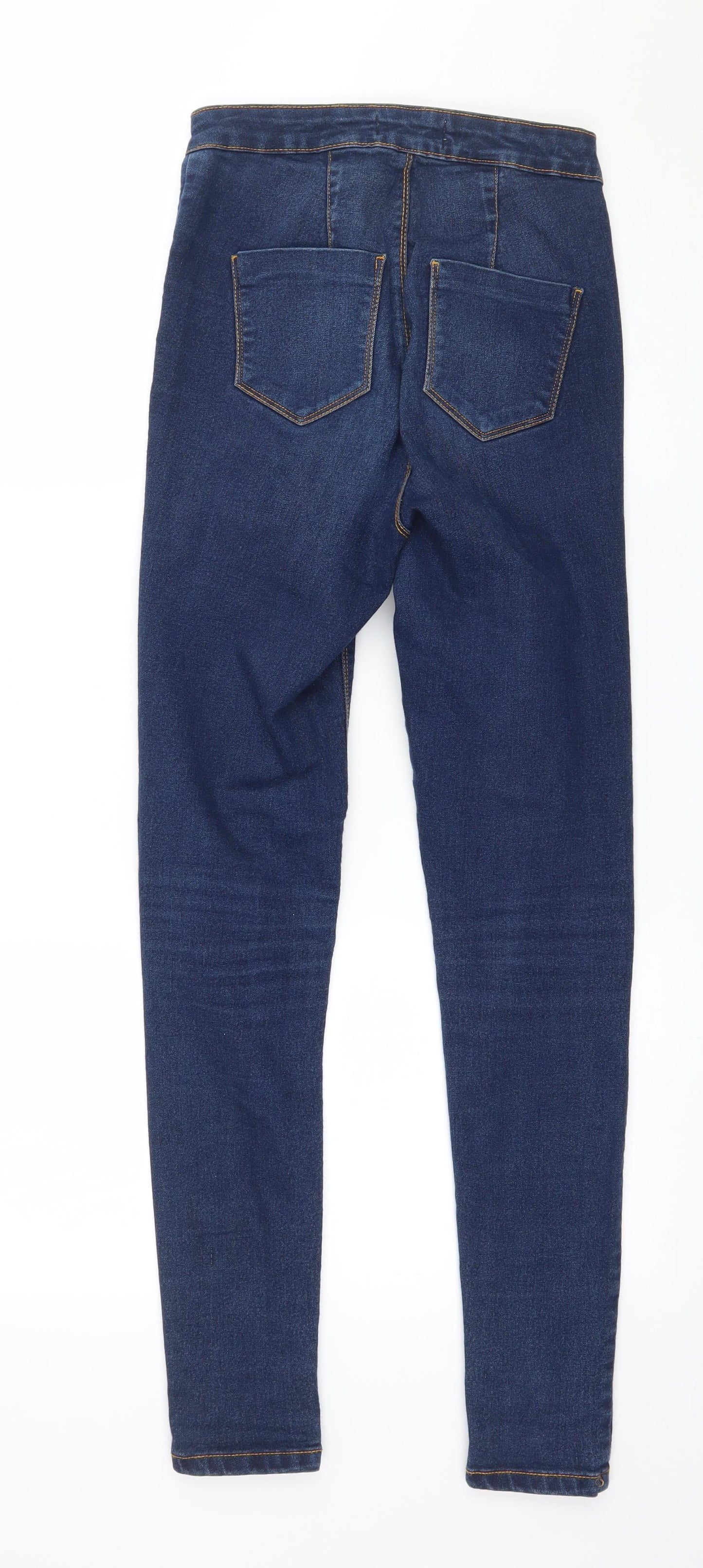 Dorothy Perkins Womens Blue  Denim Skinny Jeans Size 8 L28 in