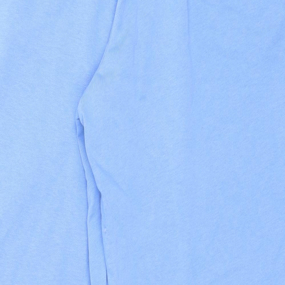 Marks and Spencer Womens Blue  Jersey Jogger Trousers Size 16 L26 in