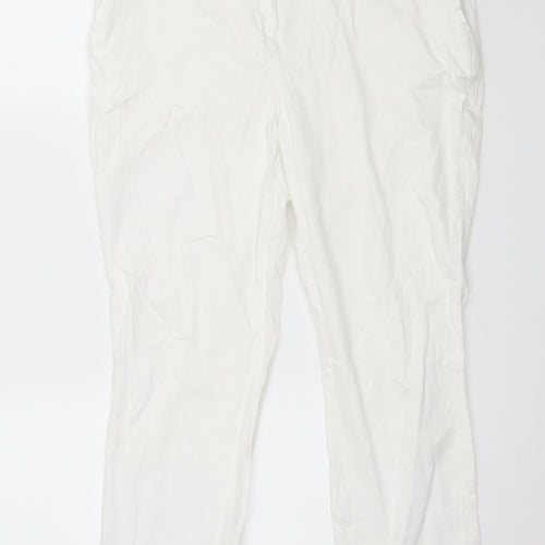 Atmosphere Womens White   Trousers  Size 12 L26 in