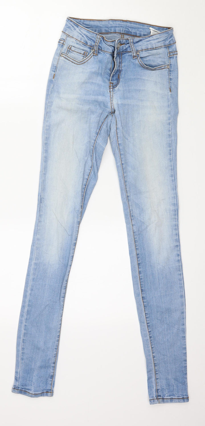 Amisu Womens Blue Denim Skinny Jeans Size 26 in L31 in