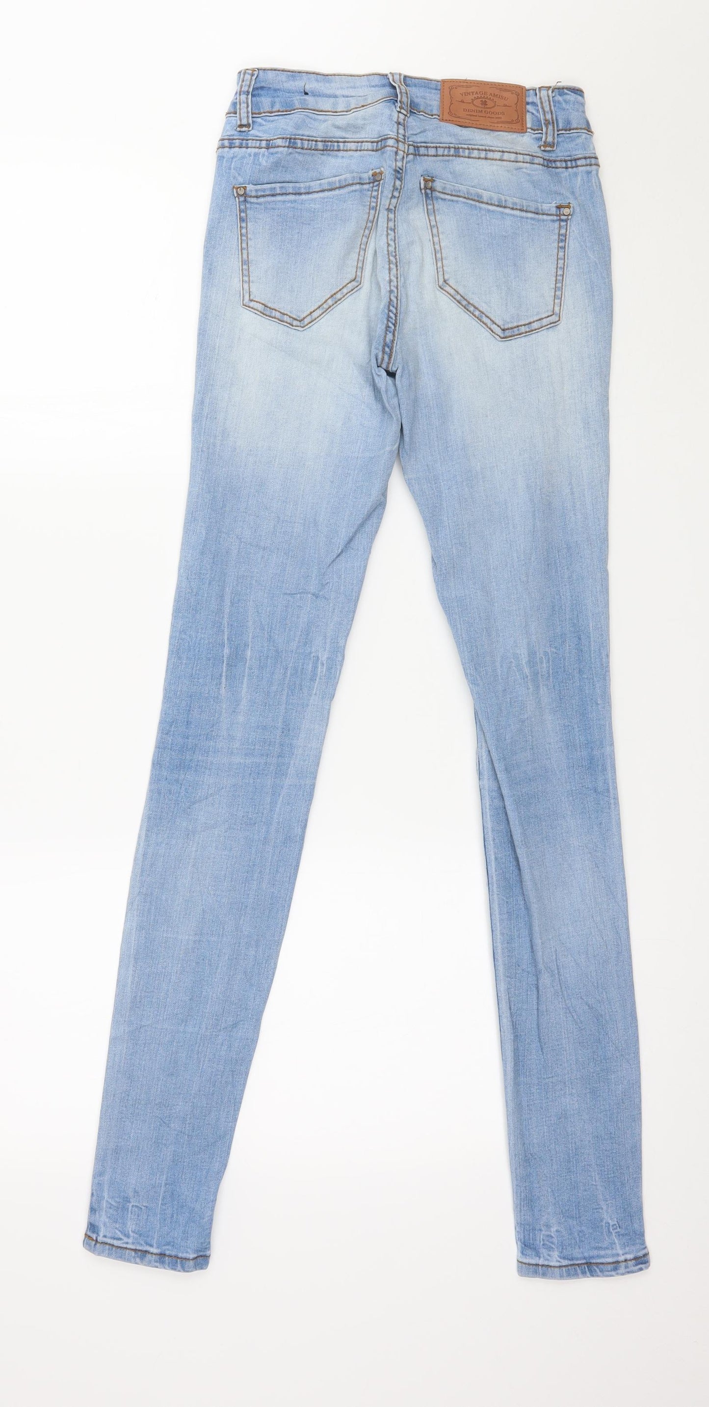 Amisu Womens Blue  Denim Skinny Jeans Size 26 in L31 in