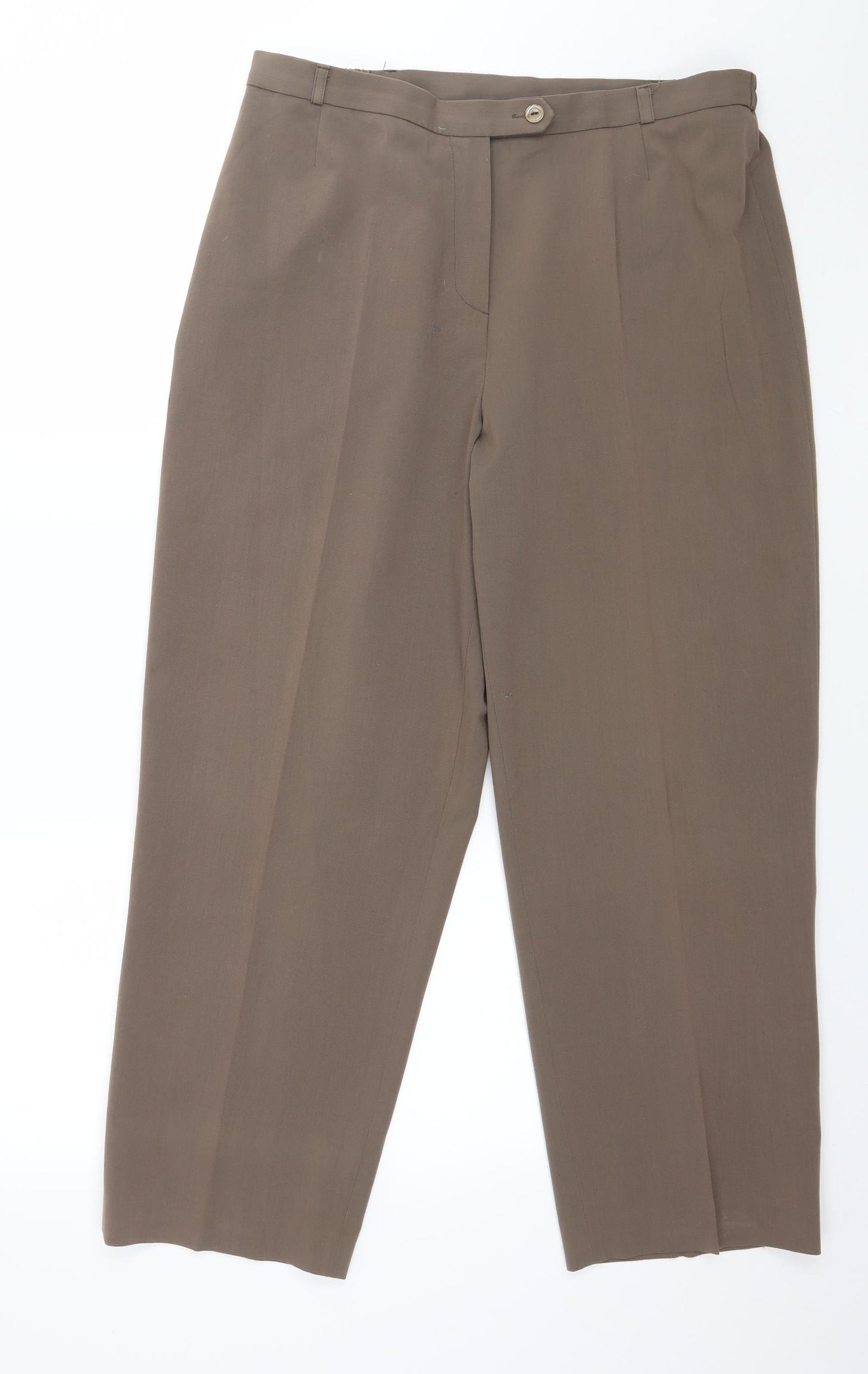 Roman Originals Womens Brown   Trousers  Size 16 L27 in