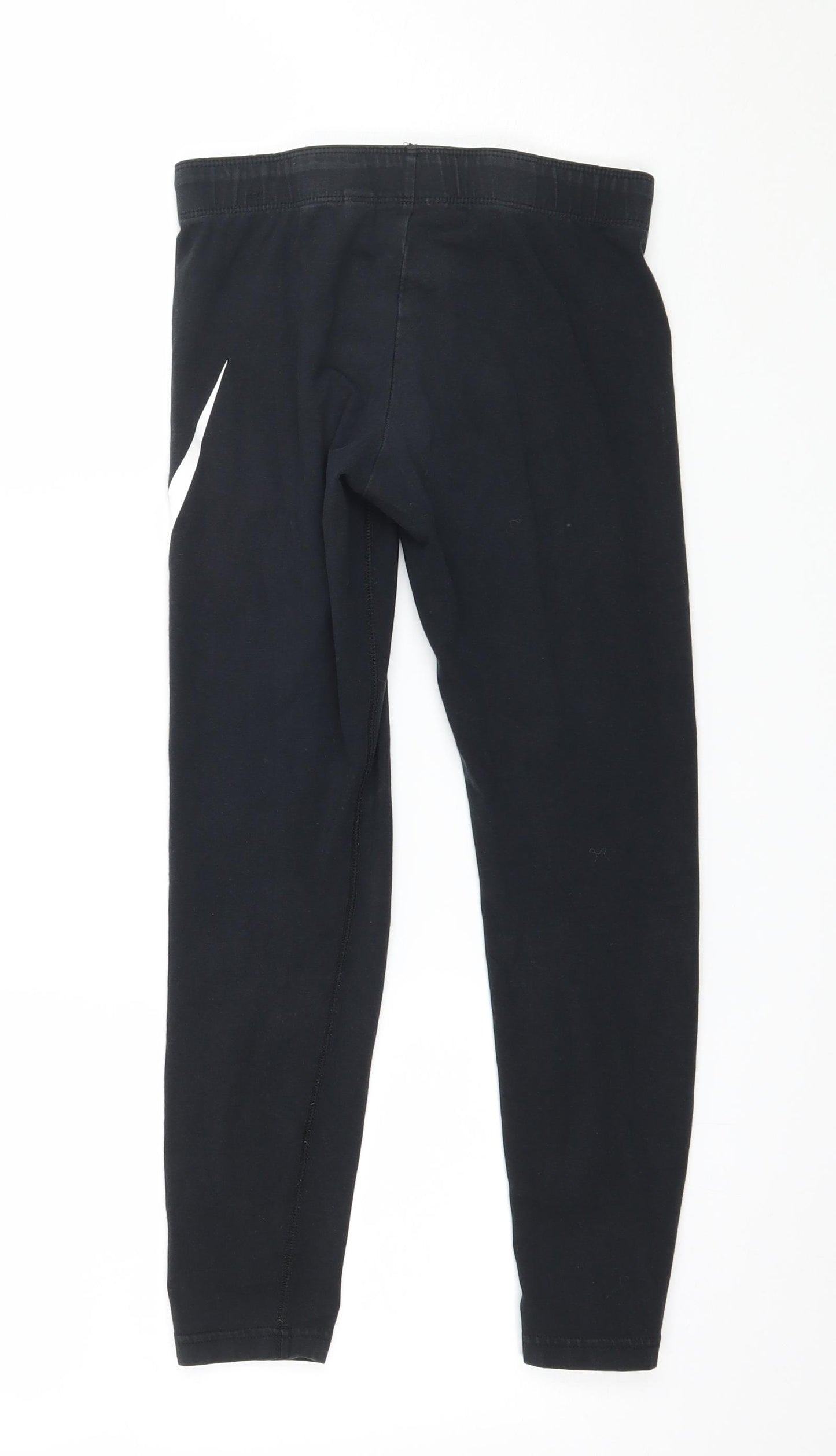 Nike Girls Black  Jersey Jogger Trousers Size M
