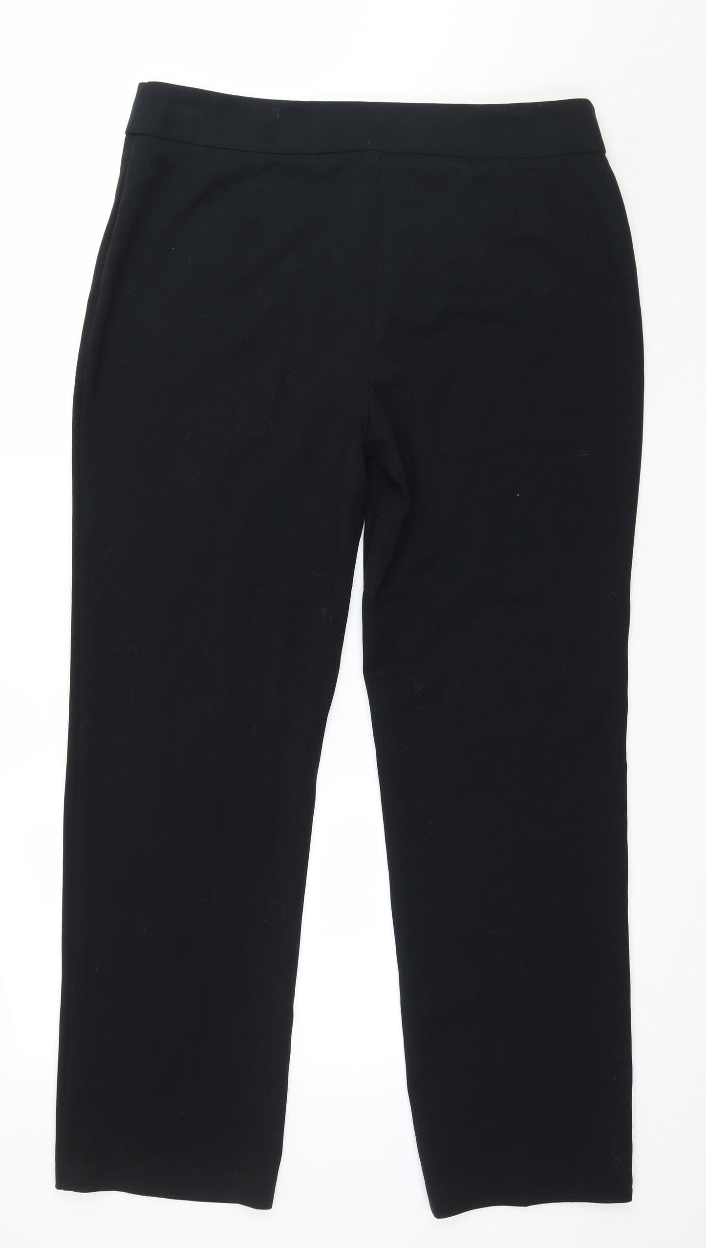 Marks and Spencer Womens Black   Trousers  Size 14 L30 in