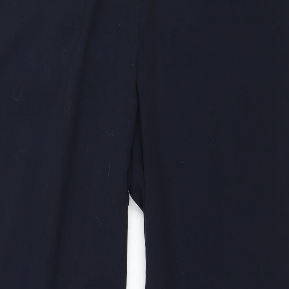 M&Co Womens Blue   Trousers  Size 14 L31 in