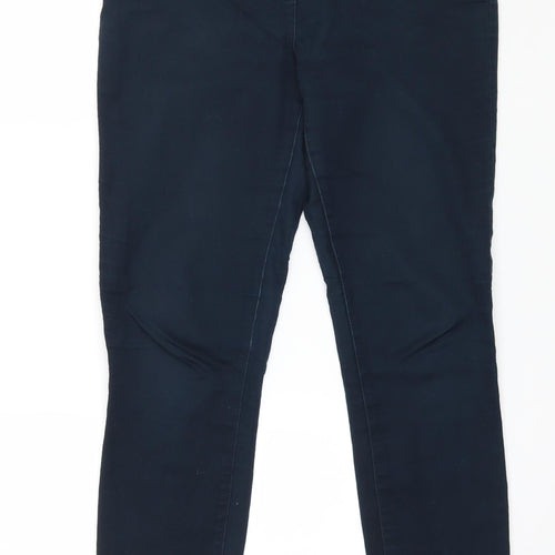 Wallis Womens Blue  Denim Skinny Jeans Size 12 L30 in