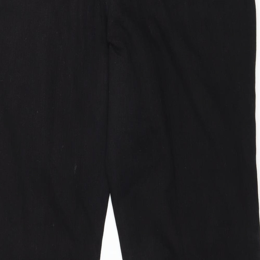 TU Womens Black  Denim Straight Jeans Size 18 L31 in