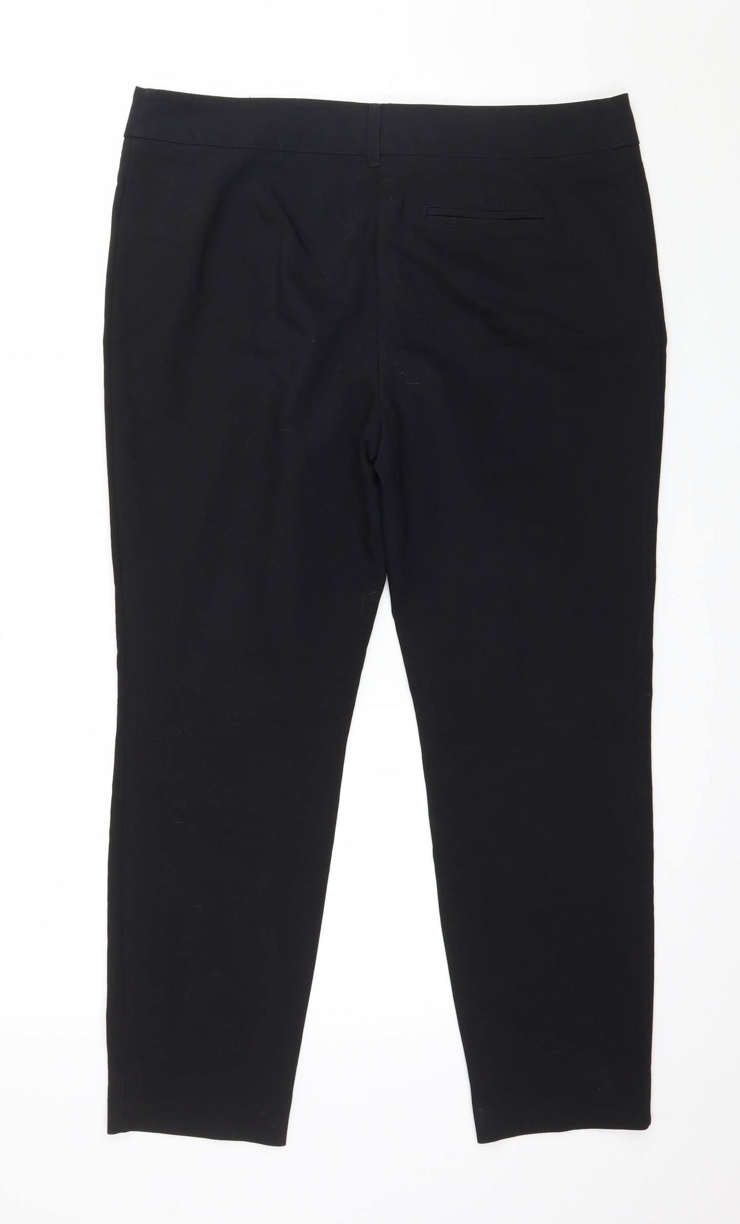 Papaya Womens Black   Trousers  Size 14 L26 in