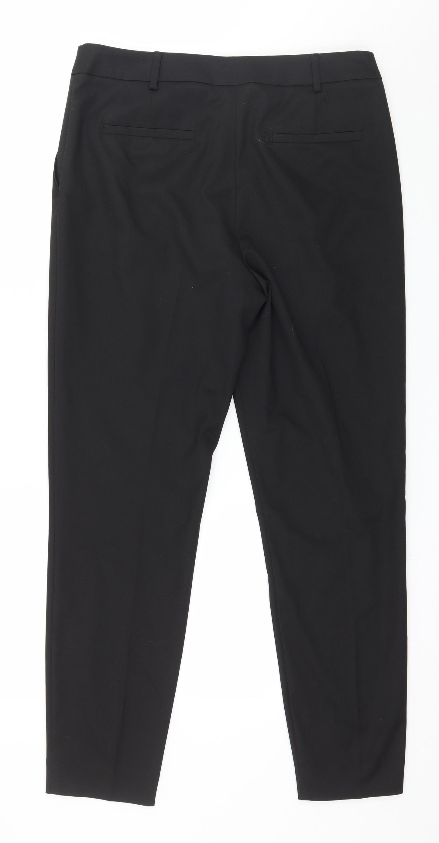 TU Womens Black   Trousers  Size 12 L28 in