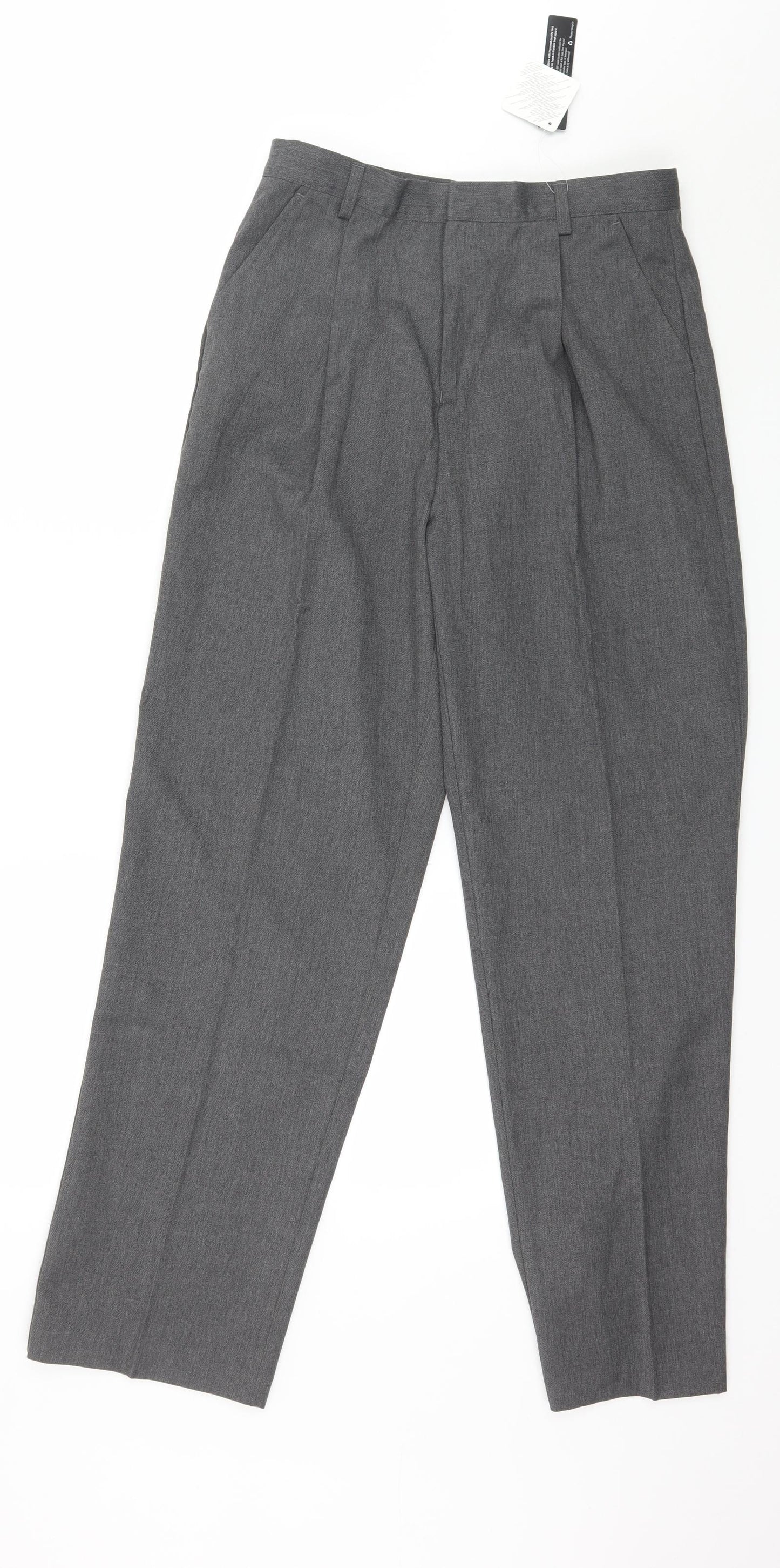 Top Class Girls Grey   Dress Pants Trousers Size 14 Years