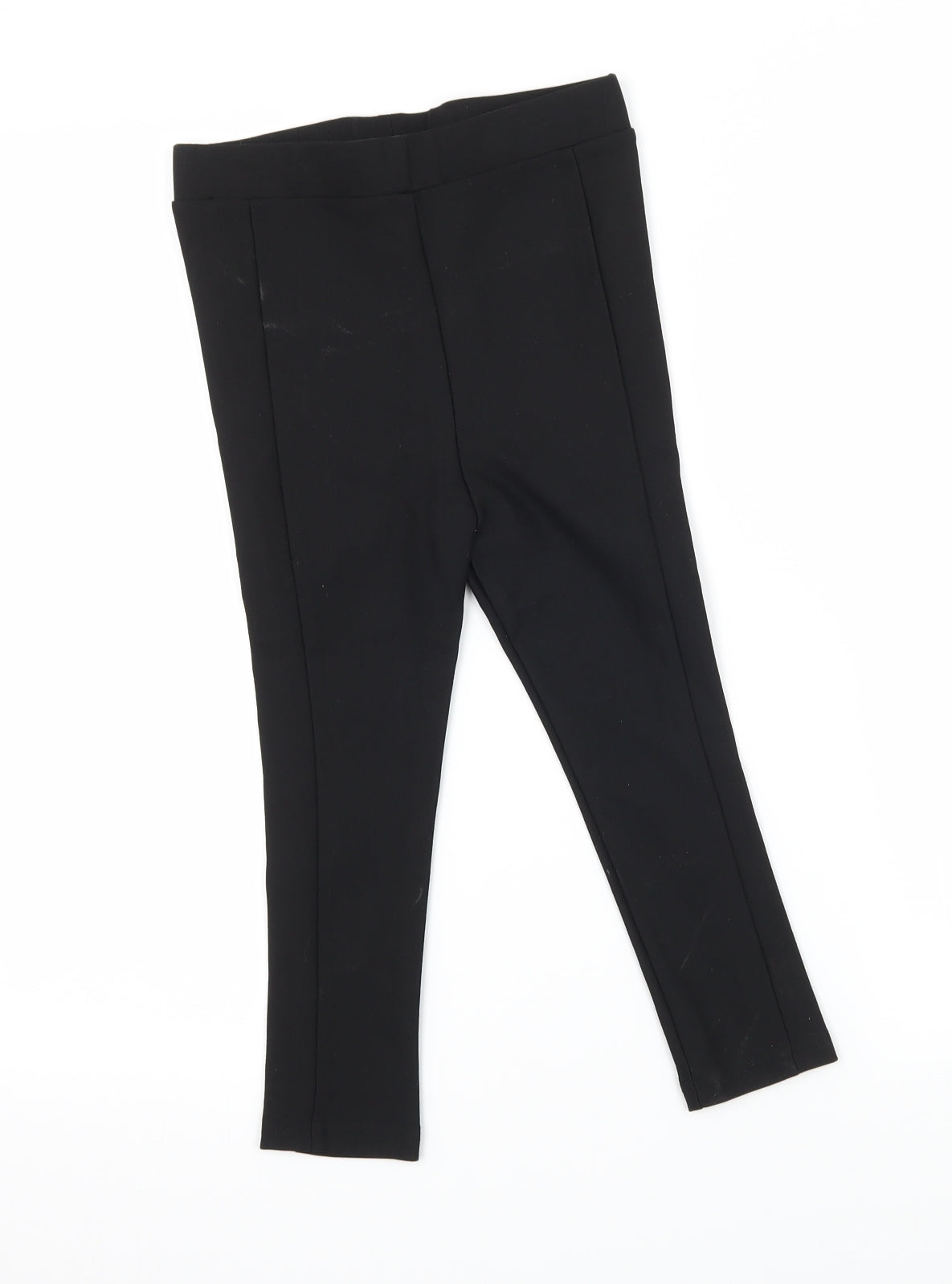 River Island Girls Black  Jersey Jogger Trousers Size 4-5 Years