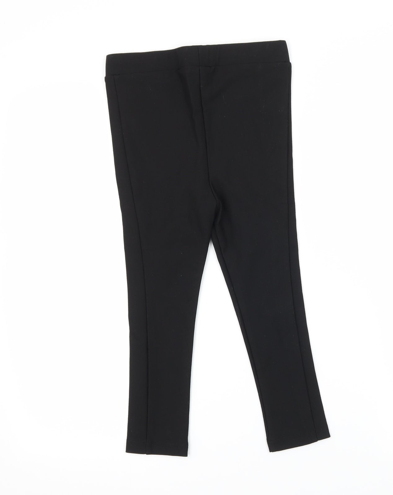 River Island Girls Black  Jersey Jogger Trousers Size 4-5 Years