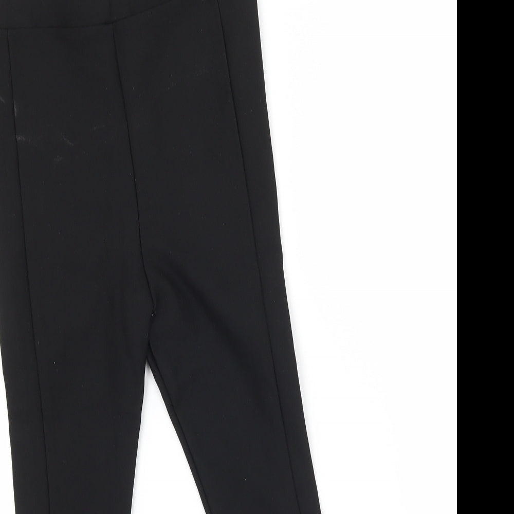 River Island Girls Black  Jersey Jogger Trousers Size 4-5 Years