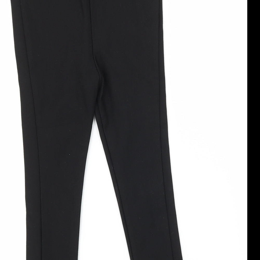 River Island Girls Black  Jersey Jogger Trousers Size 4-5 Years