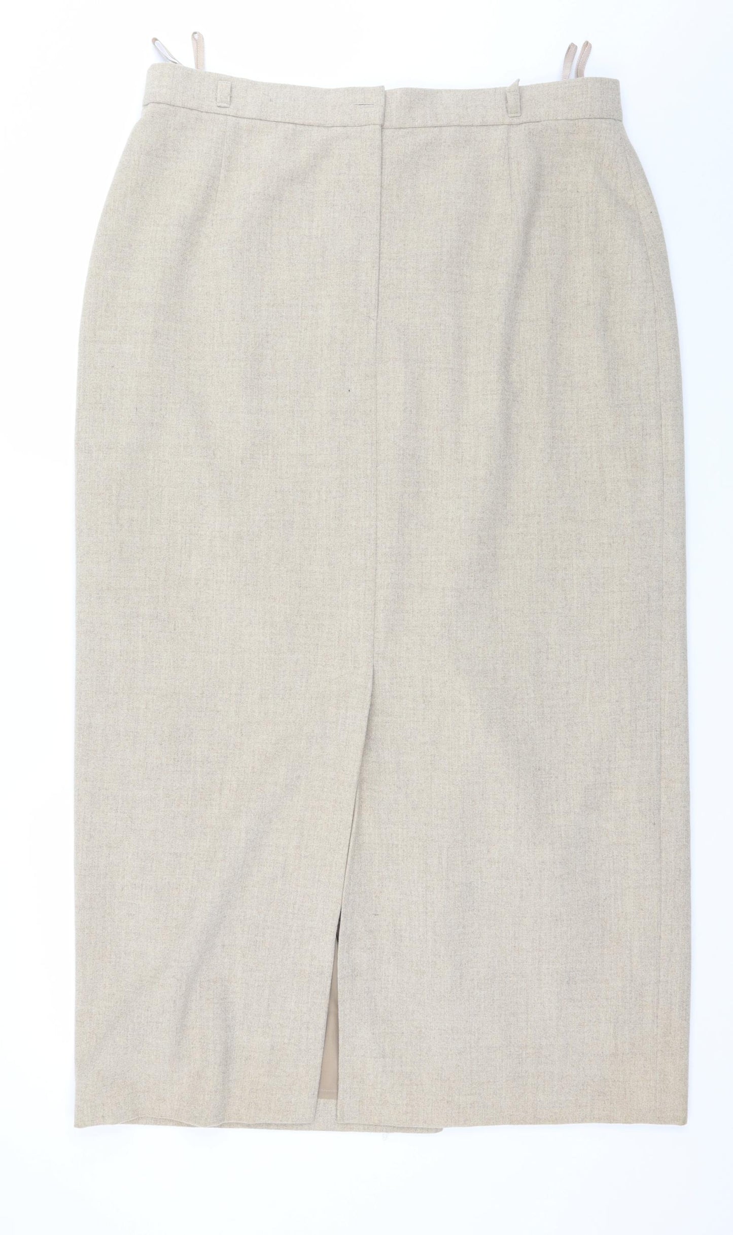 Hirsch Womens Ivory   Straight & Pencil Skirt Size 20