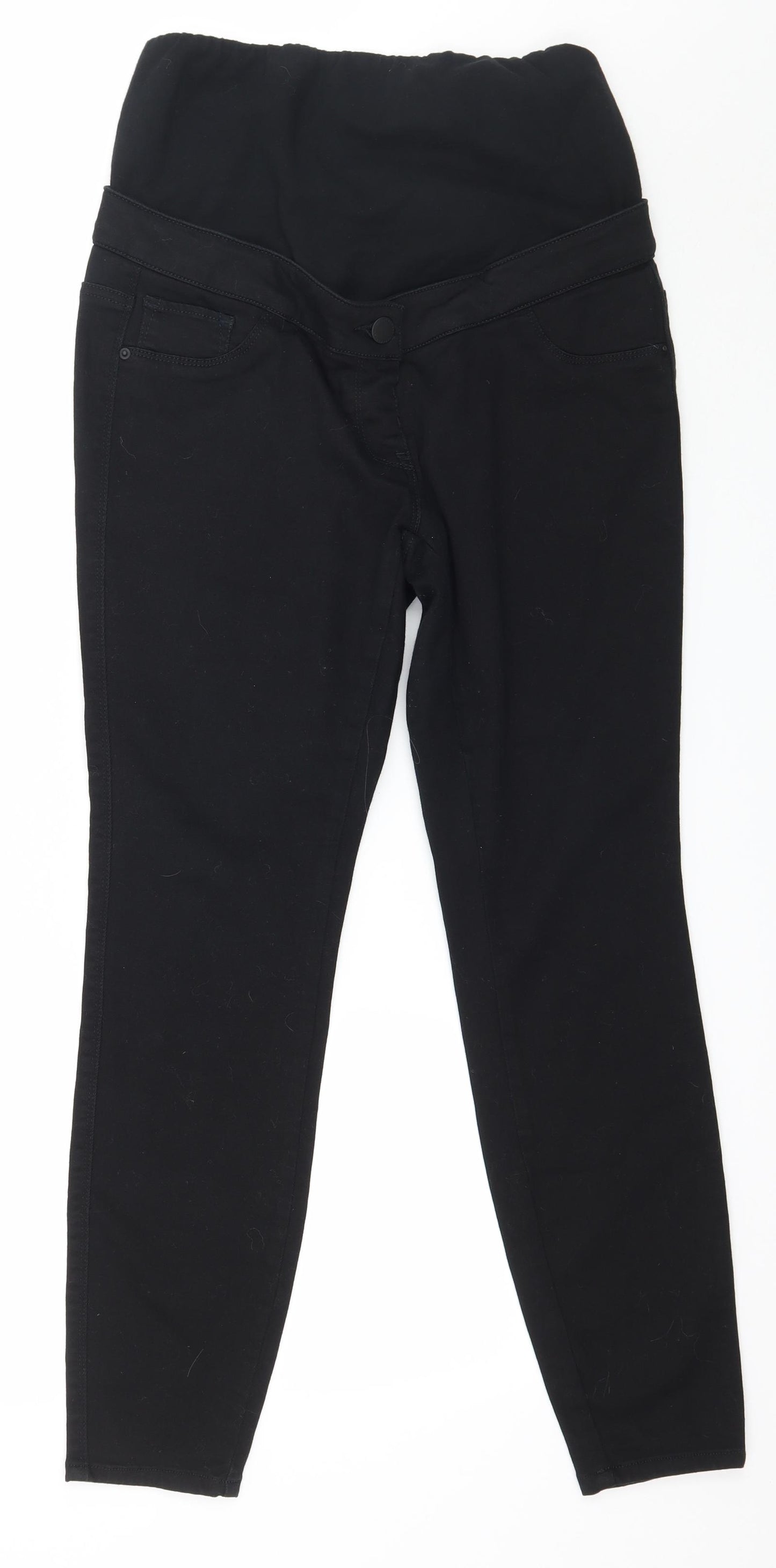 NEXT Womens Black  Denim Skinny Jeans Size 12 L28 in