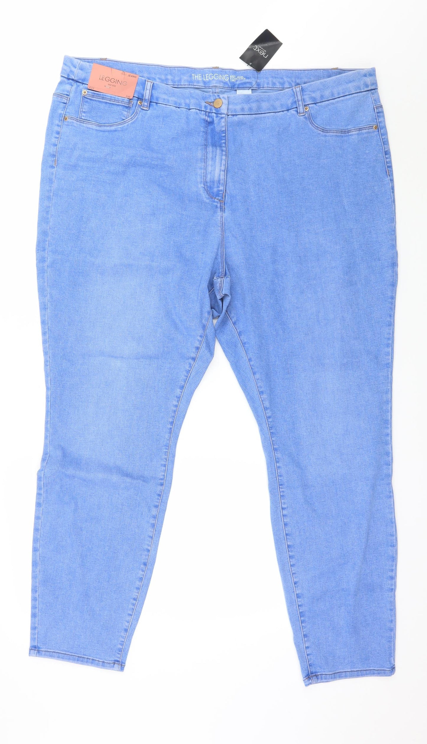 NEXT Womens Blue  Denim Jegging Jeans Size 24 L28 in