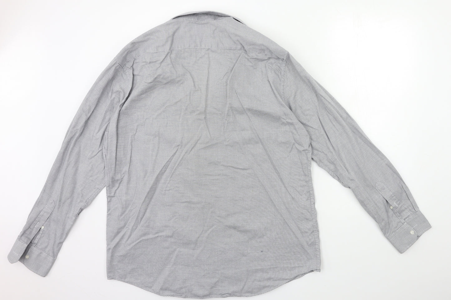 Marks and Spencer Mens Grey    Button-Up Size 18