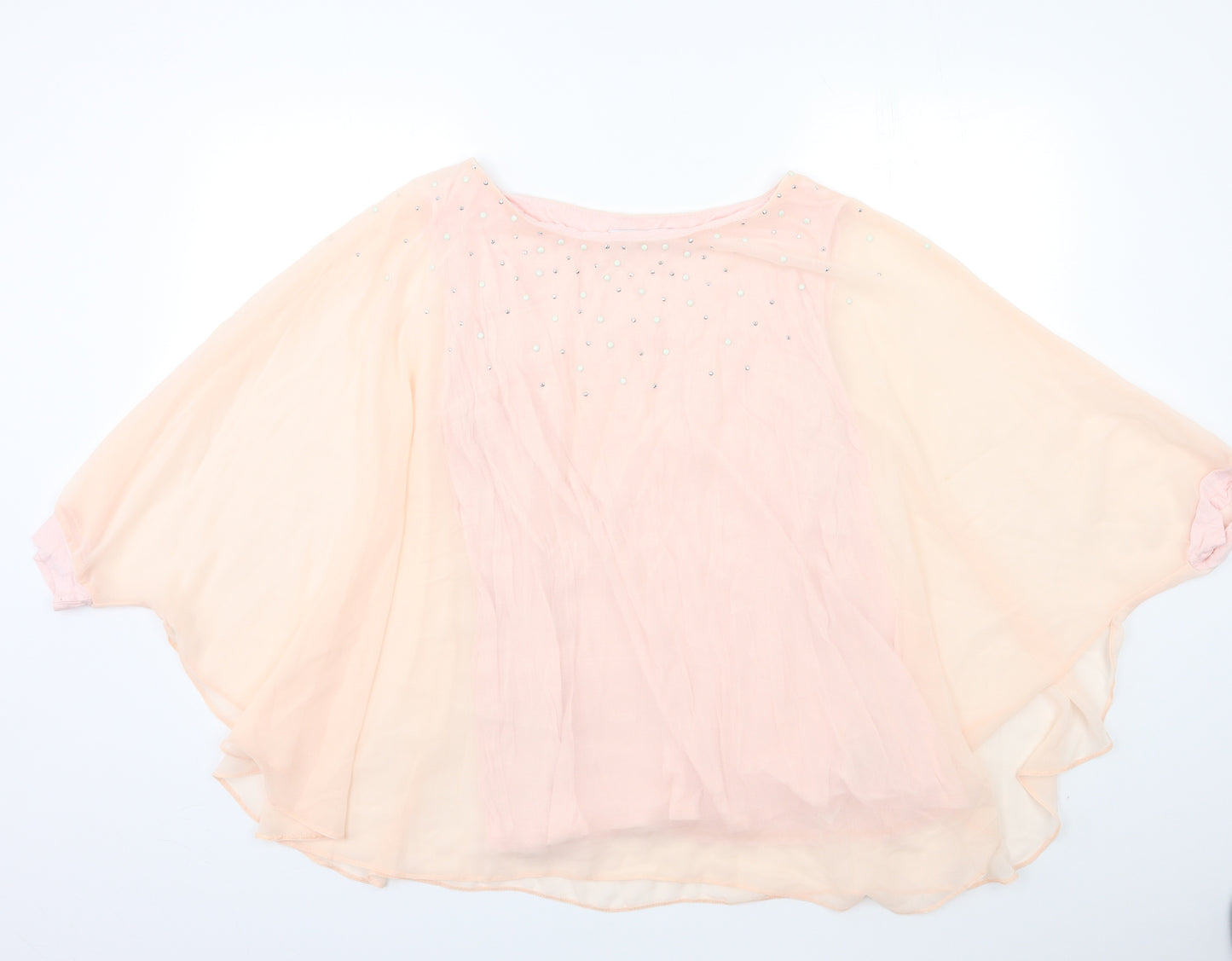 Evans Womens Pink   Basic Blouse Size 22