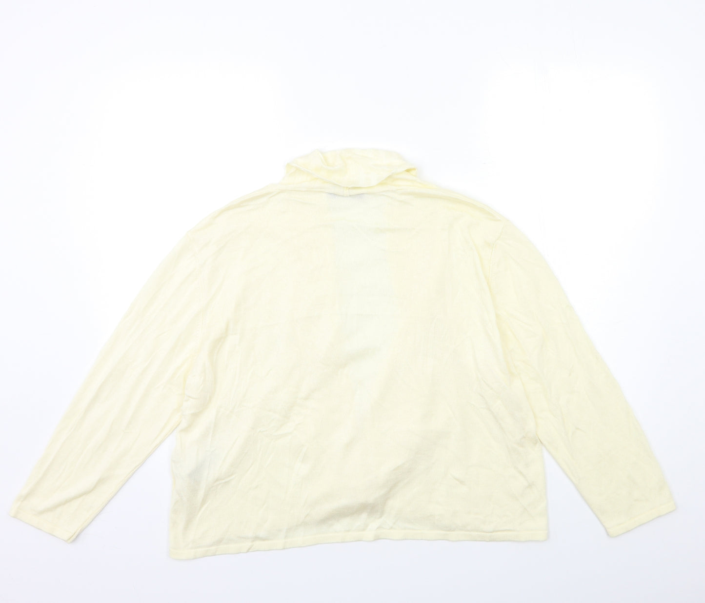Marks and Spencer Womens Beige  Knit Cardigan Jumper Size XL