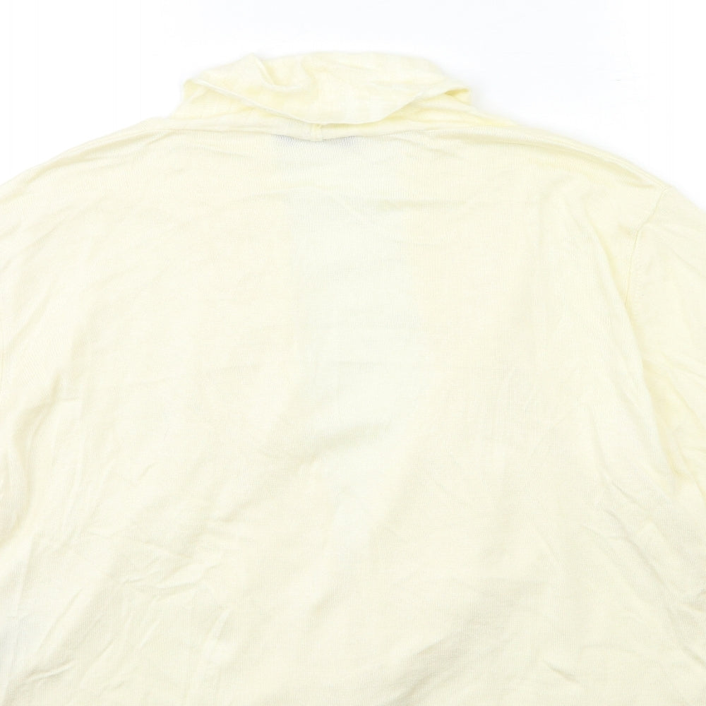 Marks and Spencer Womens Beige  Knit Cardigan Jumper Size XL