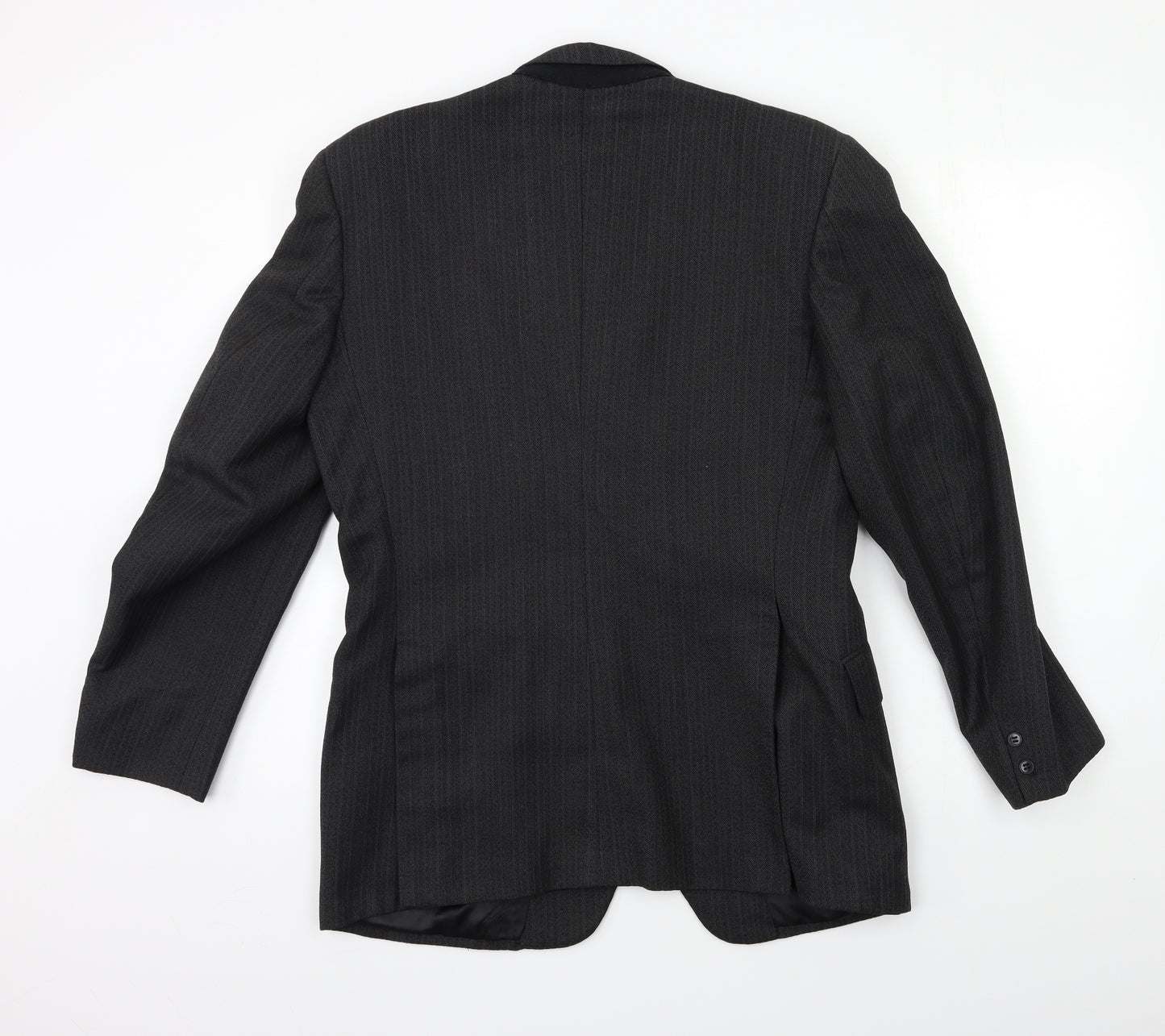 Preworn Mens Black   Jacket Suit Jacket Size 38
