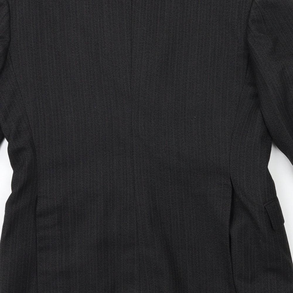 Preworn Mens Black   Jacket Suit Jacket Size 38