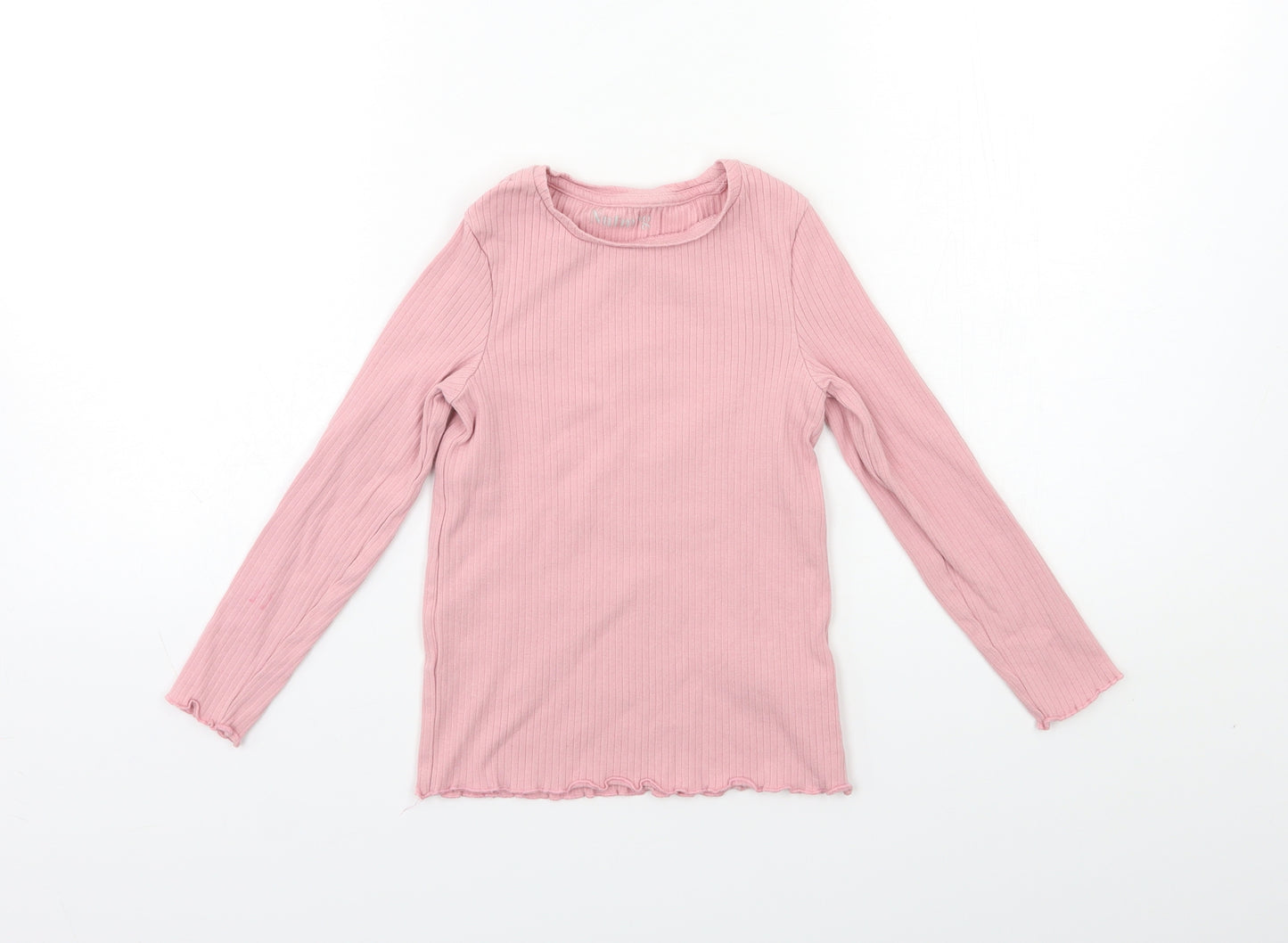 Nutmeg Girls Pink   Basic T-Shirt Size 6-7 Years