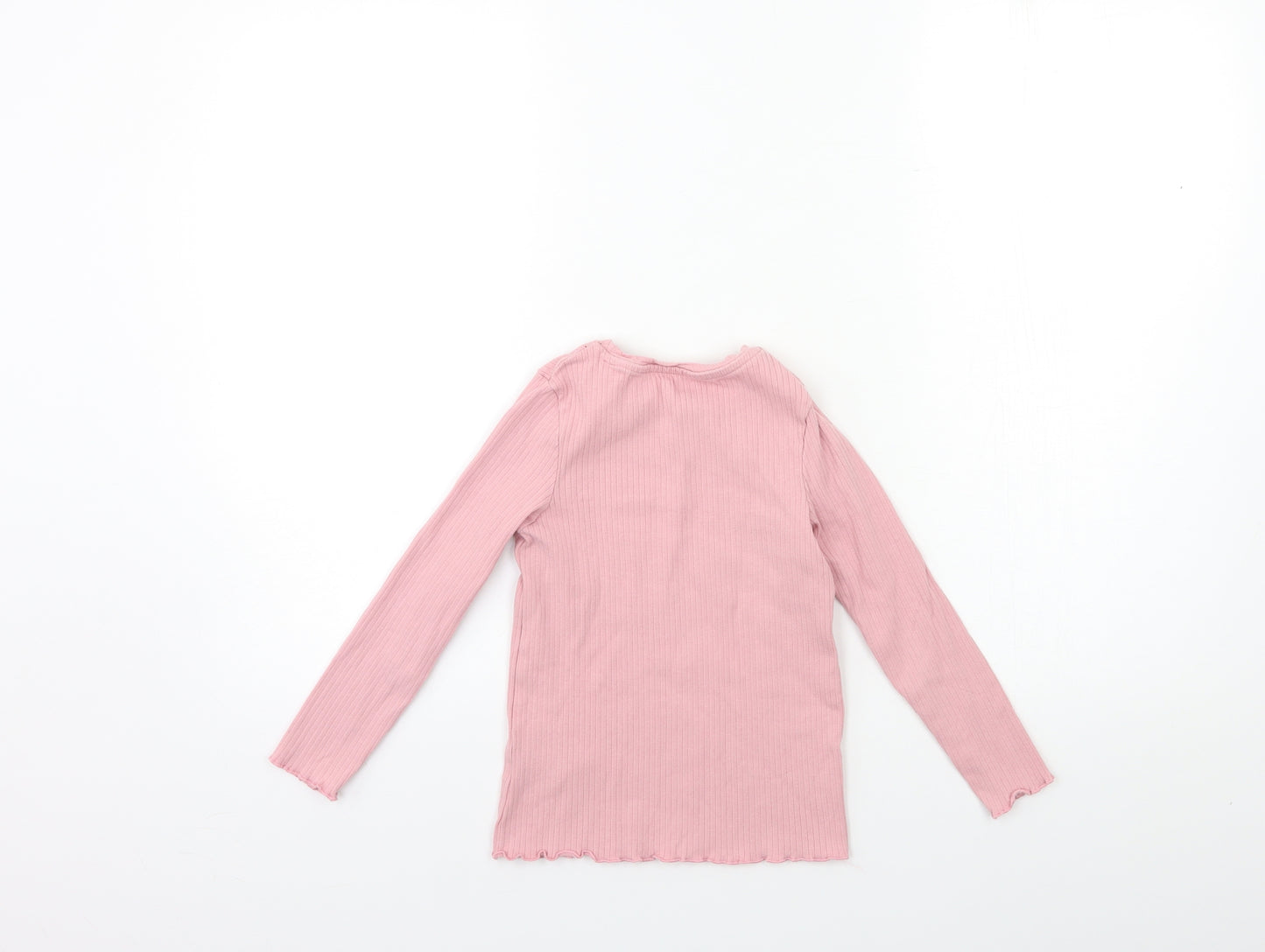 Nutmeg Girls Pink   Basic T-Shirt Size 6-7 Years