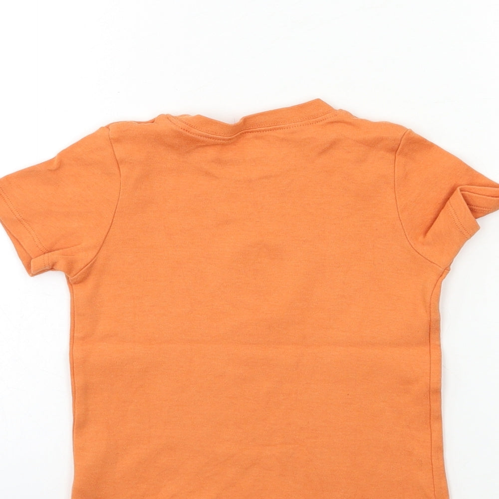 George Baby Orange   Basic T-Shirt Size 18-24 Months
