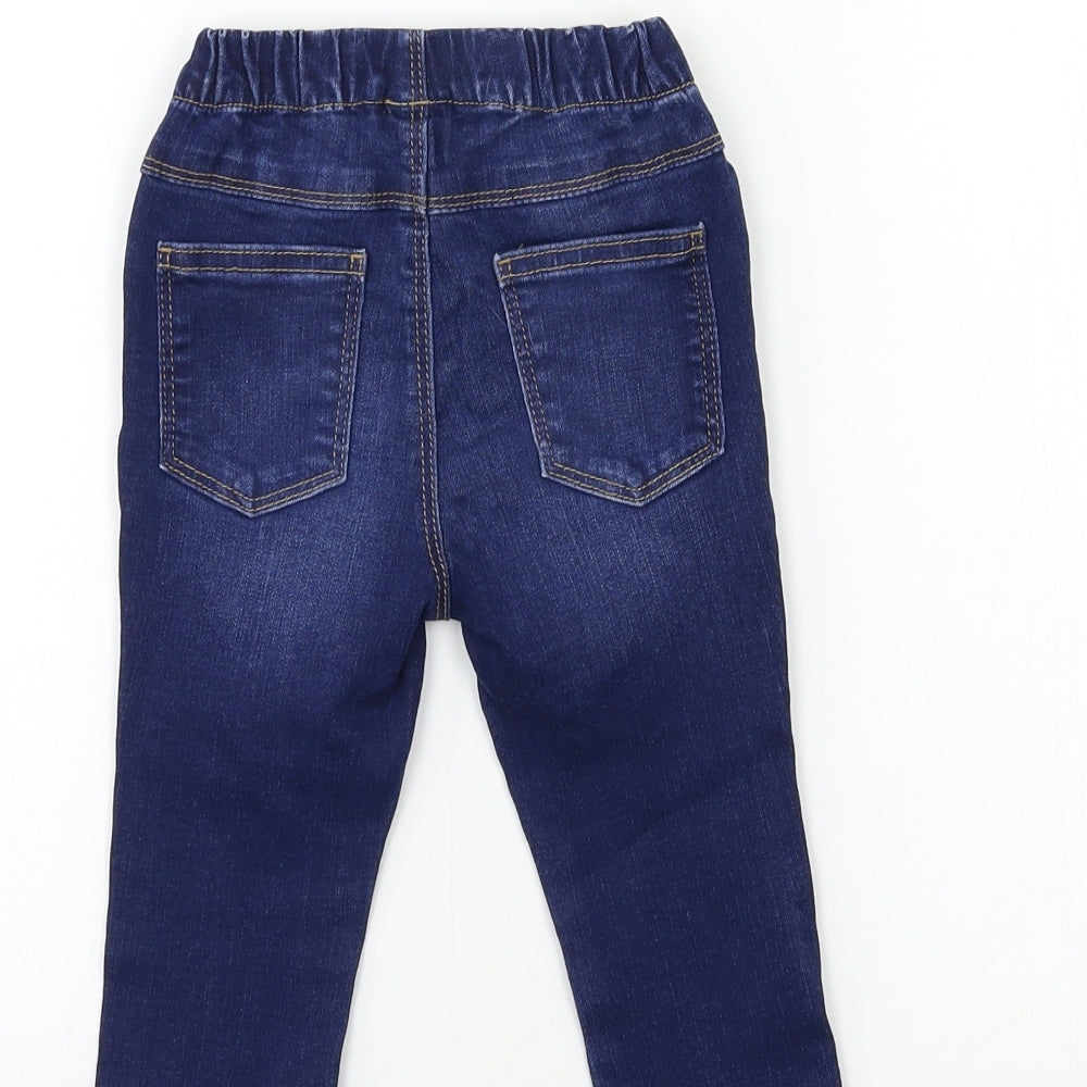 NEXT Baby Blue  Denim Snow Pants Jeans Size 12-18 Months