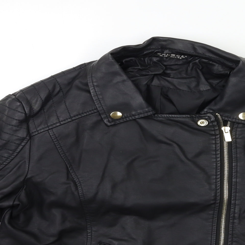 Select Womens Black   Jacket  Size 16