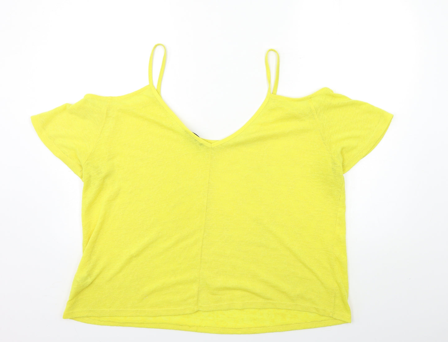 Atmosphere Womens Yellow   Basic T-Shirt Size 20