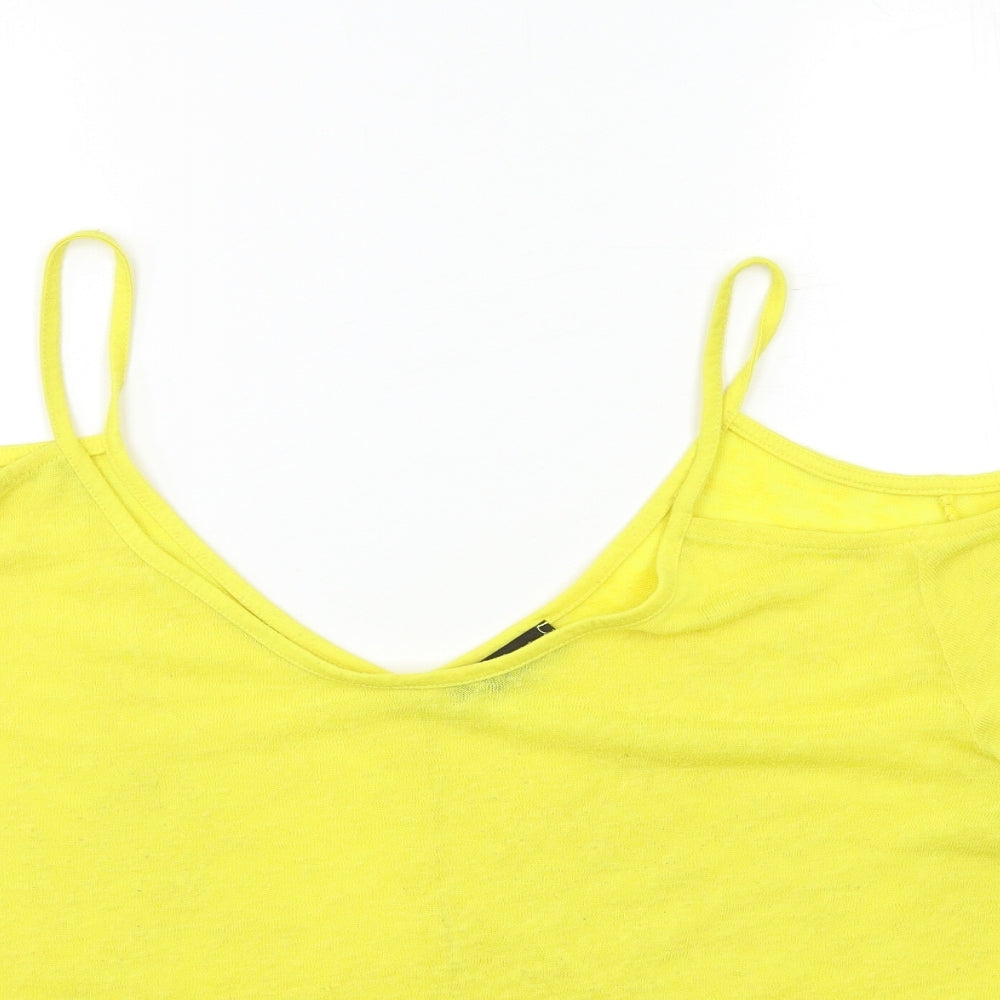 Atmosphere Womens Yellow   Basic T-Shirt Size 20