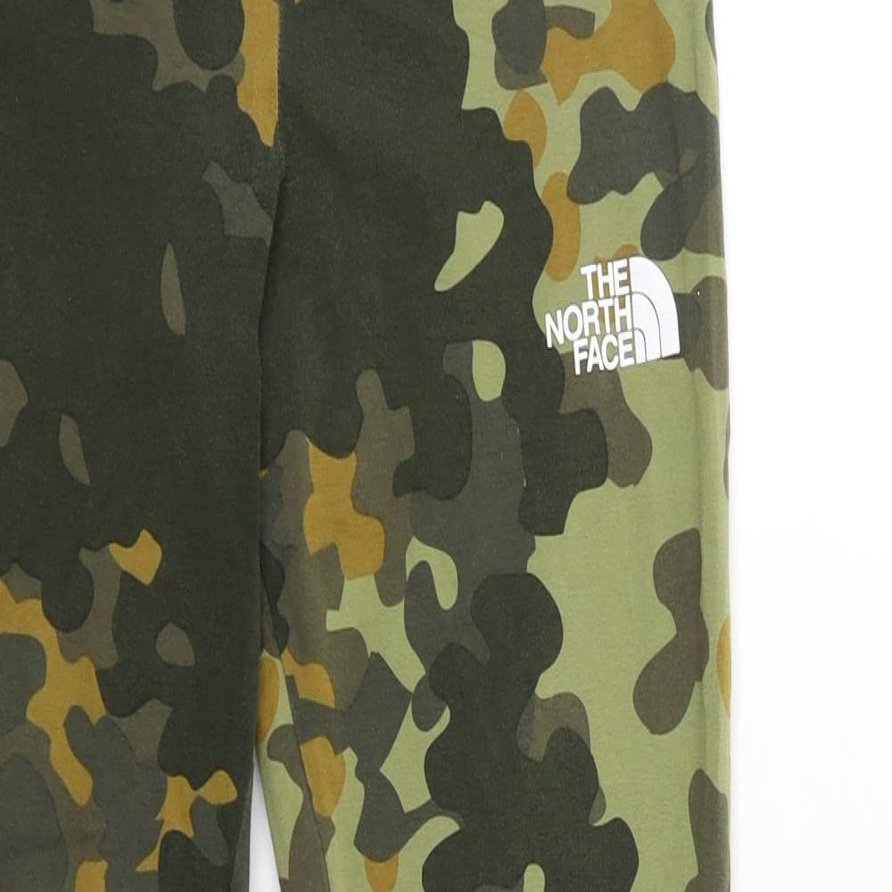 The North Face Womens Green Camouflage  Capri Leggings Size S L27 in
