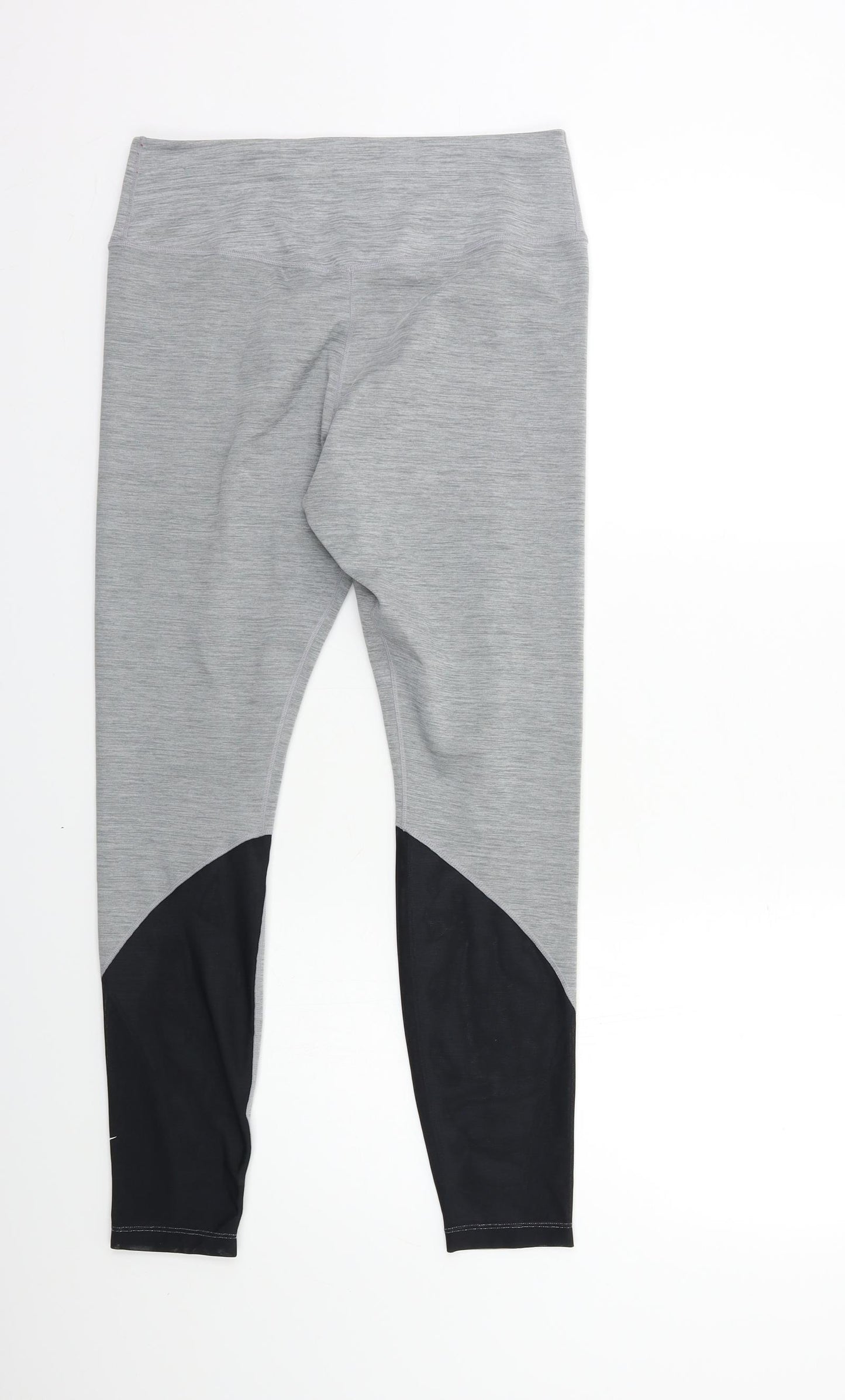 Nike Womens Grey   Compression Leggings Size L L27 in