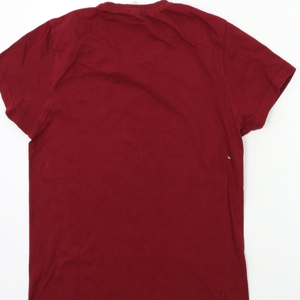 HUGO BOSS Womens Red   Basic T-Shirt Size S