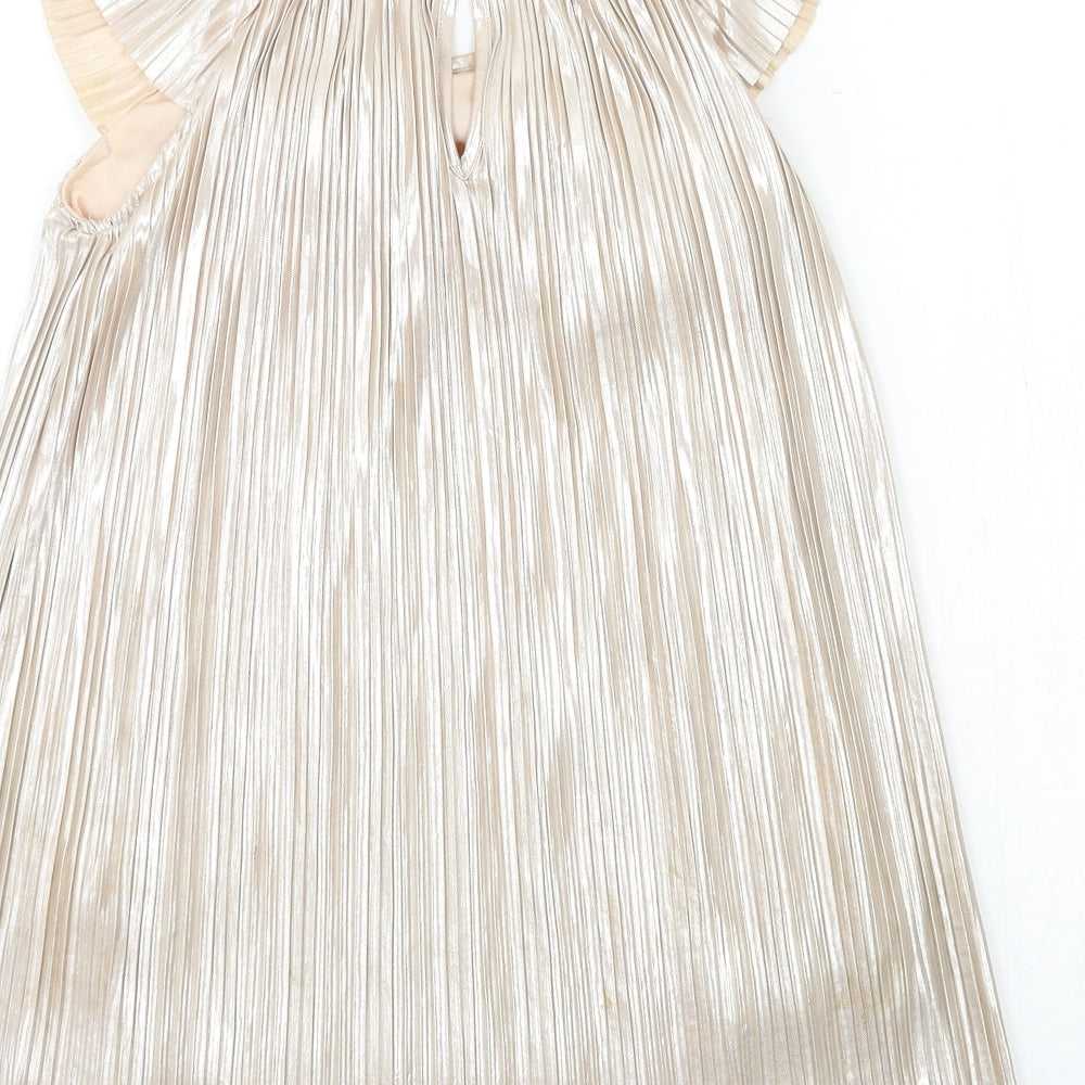 H&M Girls Gold   A-Line  Size 5-6 Years