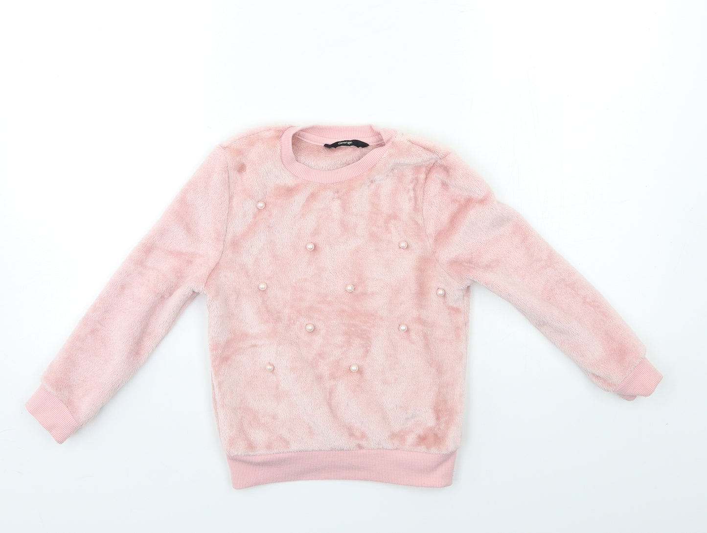 George Girls Pink   Pullover  Size 5-6 Years
