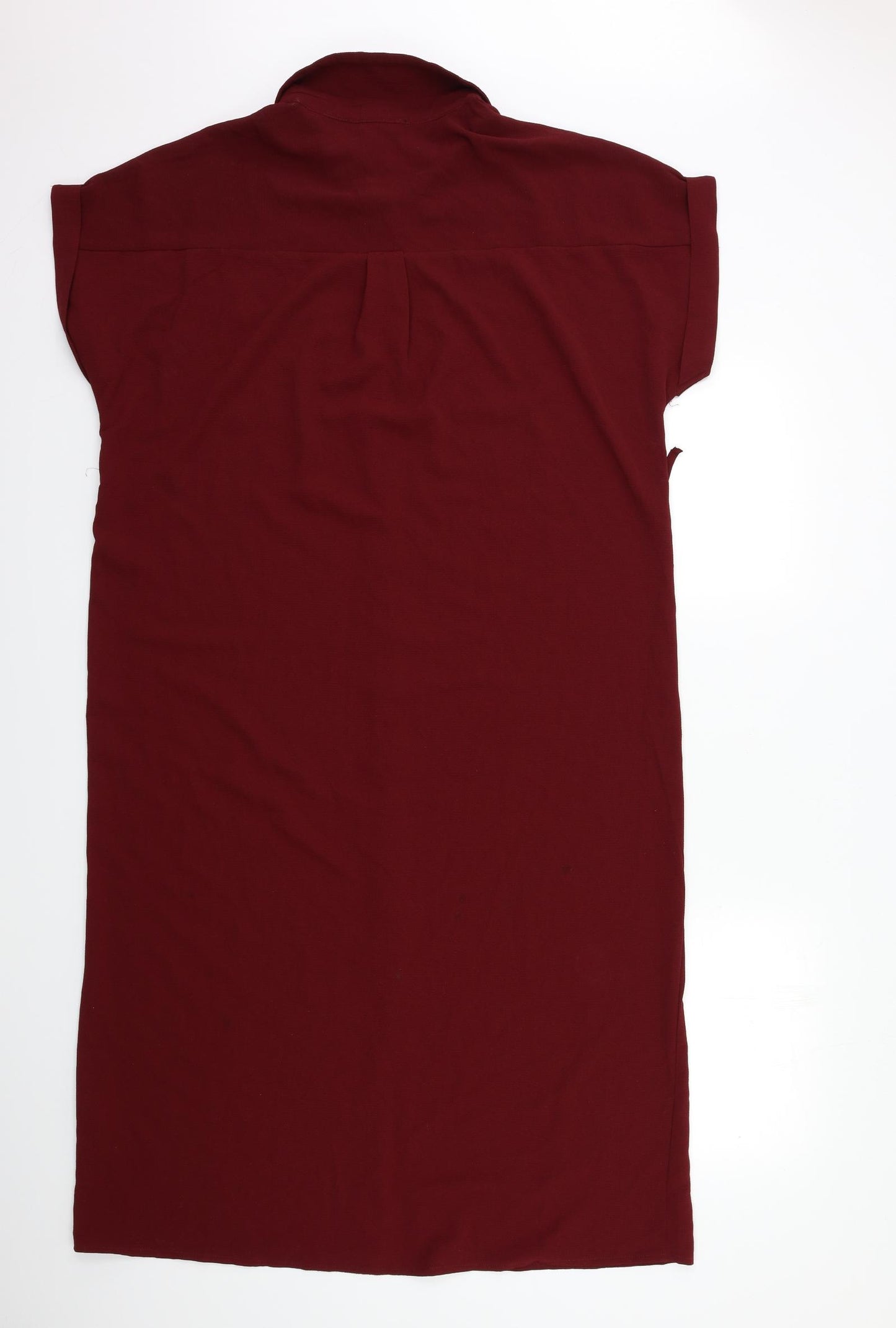 New Look Womens Red   Shirt Dress  Size 16