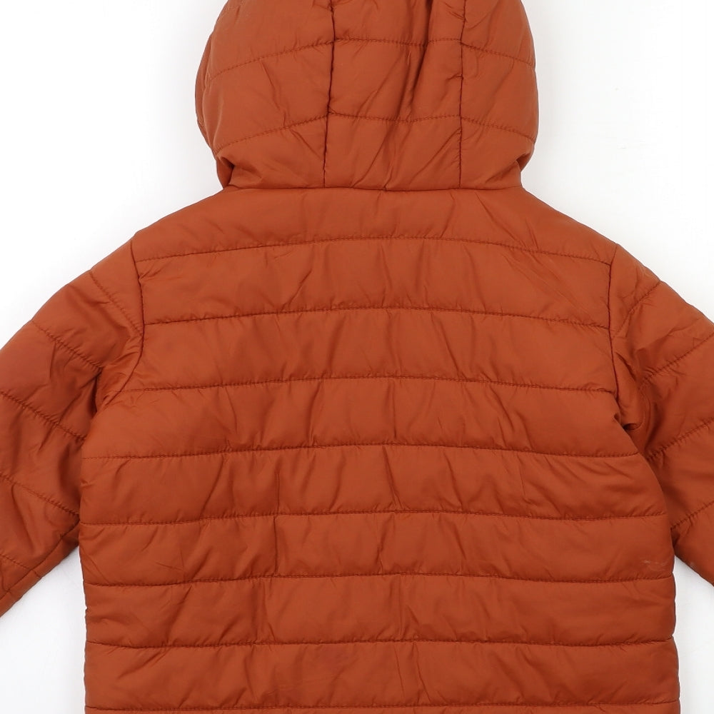 Peter Storm Boys Brown   Puffer Jacket Coat Size 5-6 Years