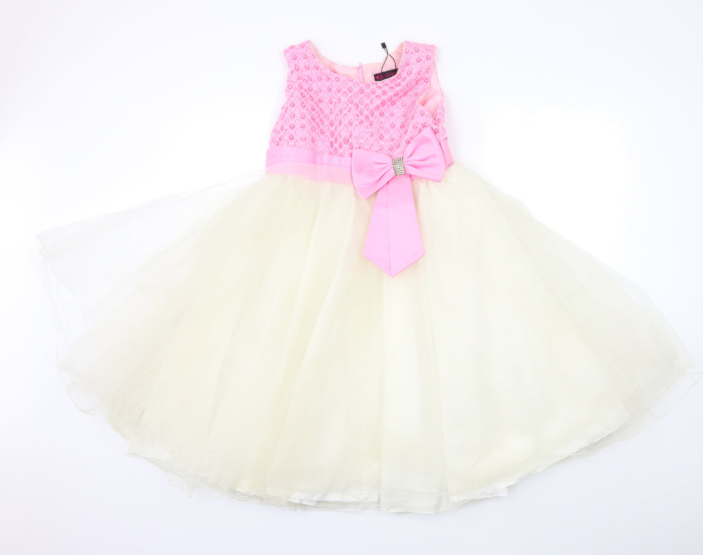 looks london Girls Pink   Tutu Dress  Size 11-12 Years