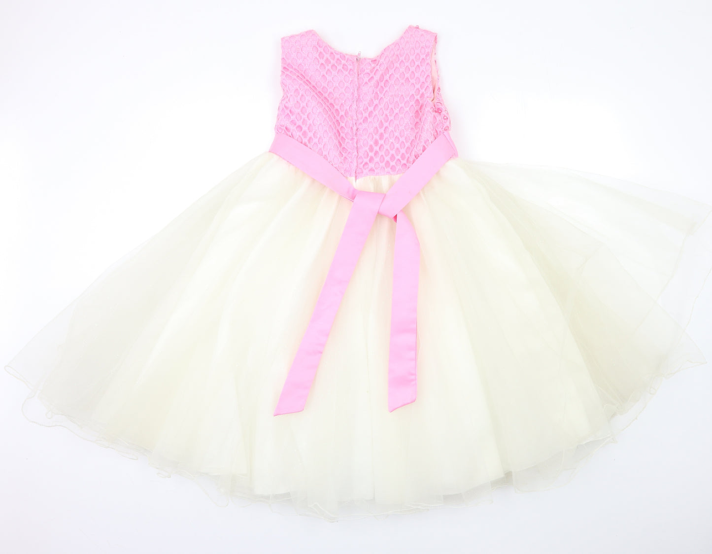looks london Girls Pink   Tutu Dress  Size 11-12 Years