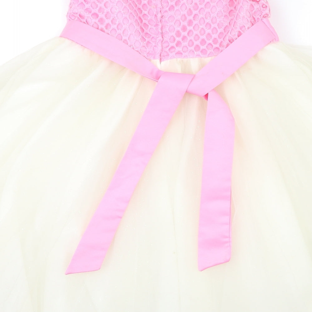 looks london Girls Pink   Tutu Dress  Size 11-12 Years