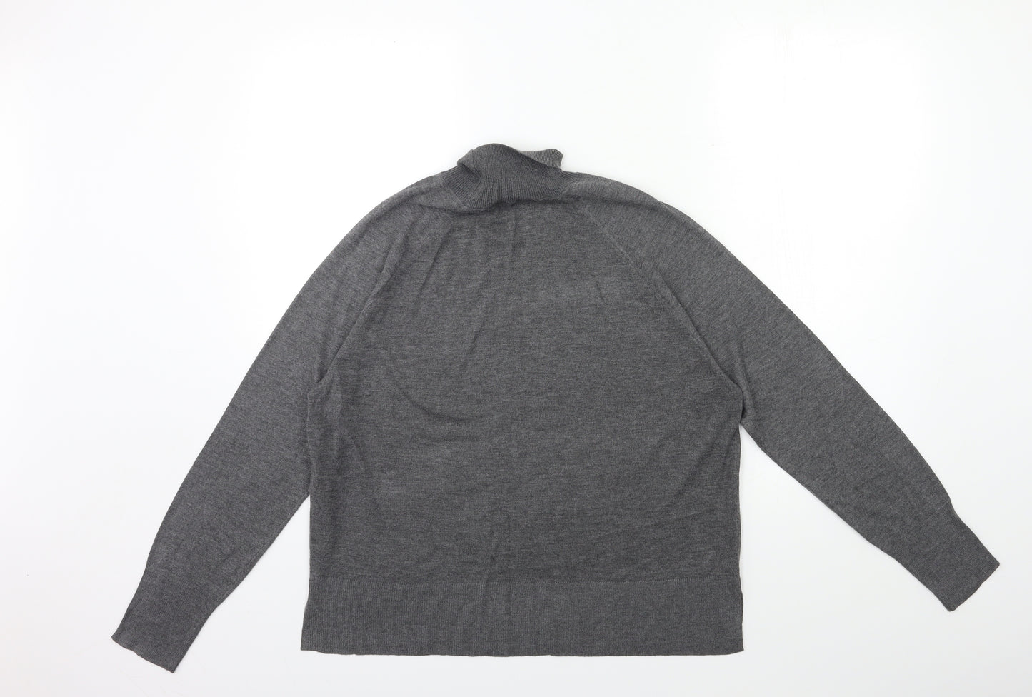 Zara Womens Grey  Knit Pullover Jumper Size S